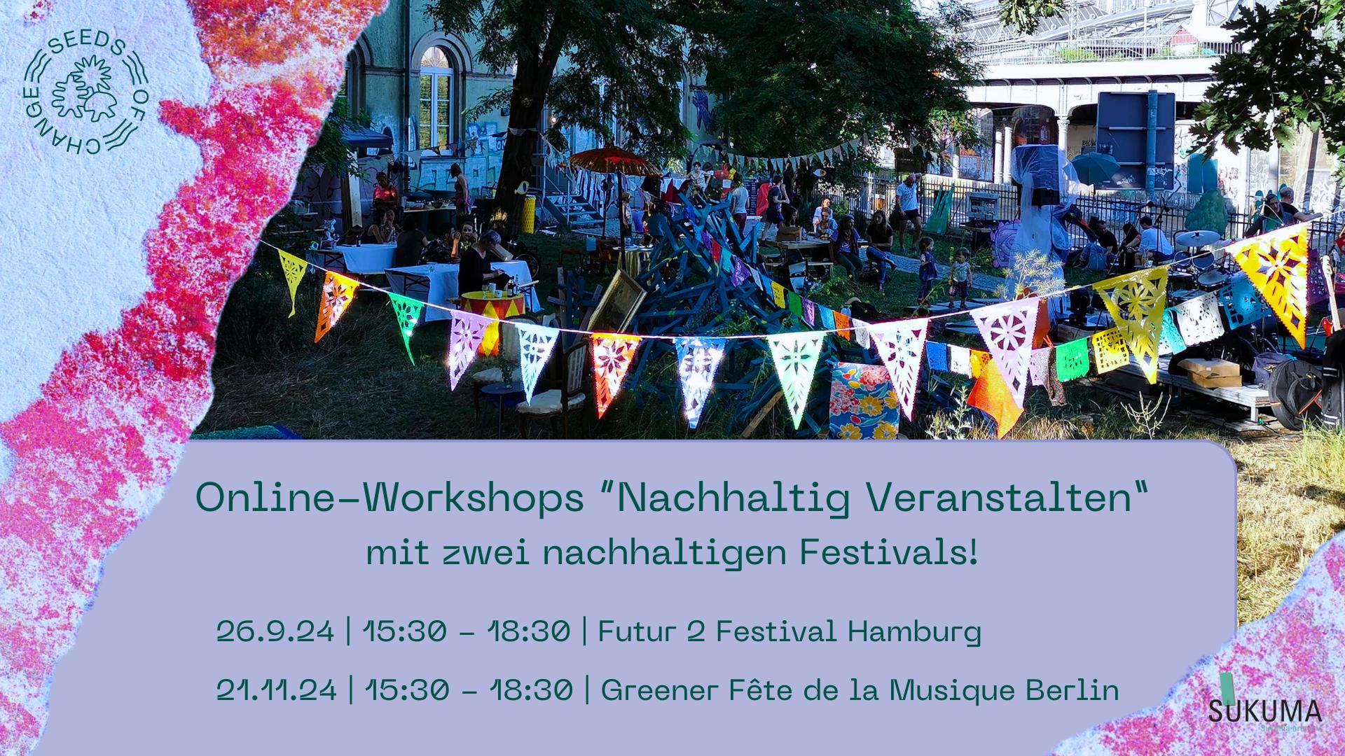 Online-Workshops „Nachhaltig Veranstalten“